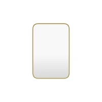 Calyx Rectangular Mirror With Rounded Corners