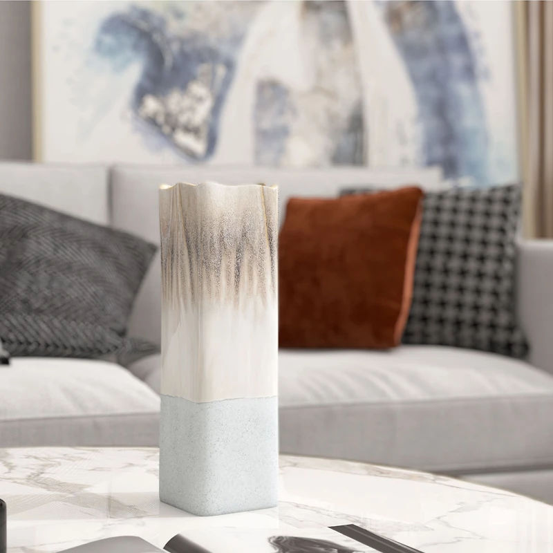 Petit vase de table décoratif en céramique Saunton