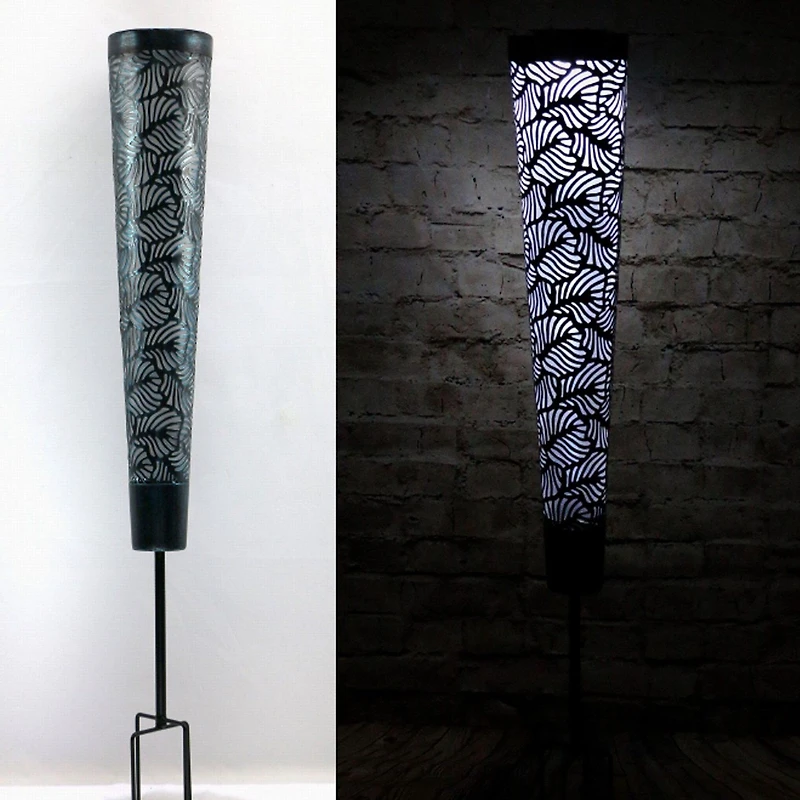 Leaf Pattern Solar Shadow Caster      Black