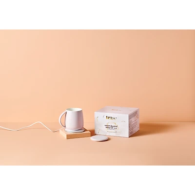 Smart Heated Mug Kit with Wireless Charger - Verbena Pink