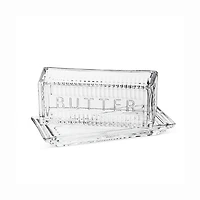 Glass Butter Dish with Cover