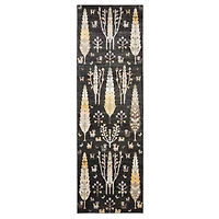 Aqua Pine Contemporary Area Rug
