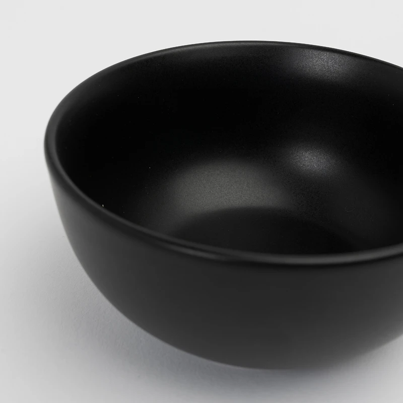gusto! Bowl Set, 4 Pieces - Black