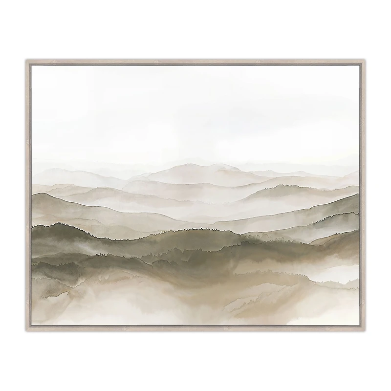 Over the Hills Hand painted Canvas