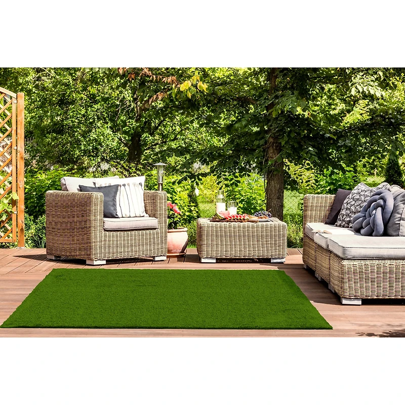 Faux Grass Green Rug