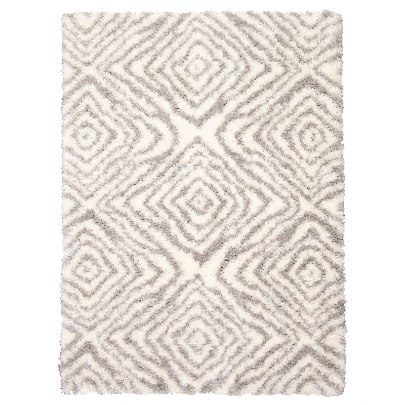 Agadir Abstract Contemporary Shag Rug