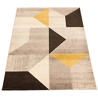 Luxor Grey/Gold Rug