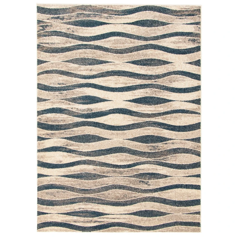 Mandalay Ivory/Blue Rug