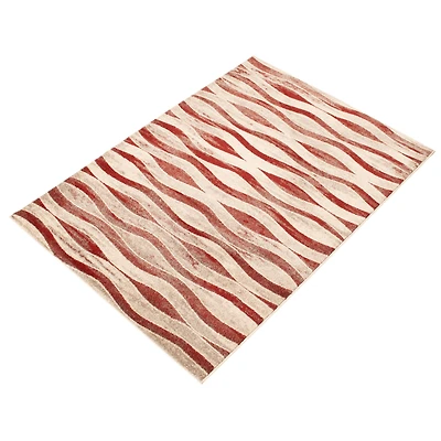 Mandalay Ivory/Red Rug