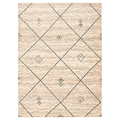 Caby Ivory/Blue Rug