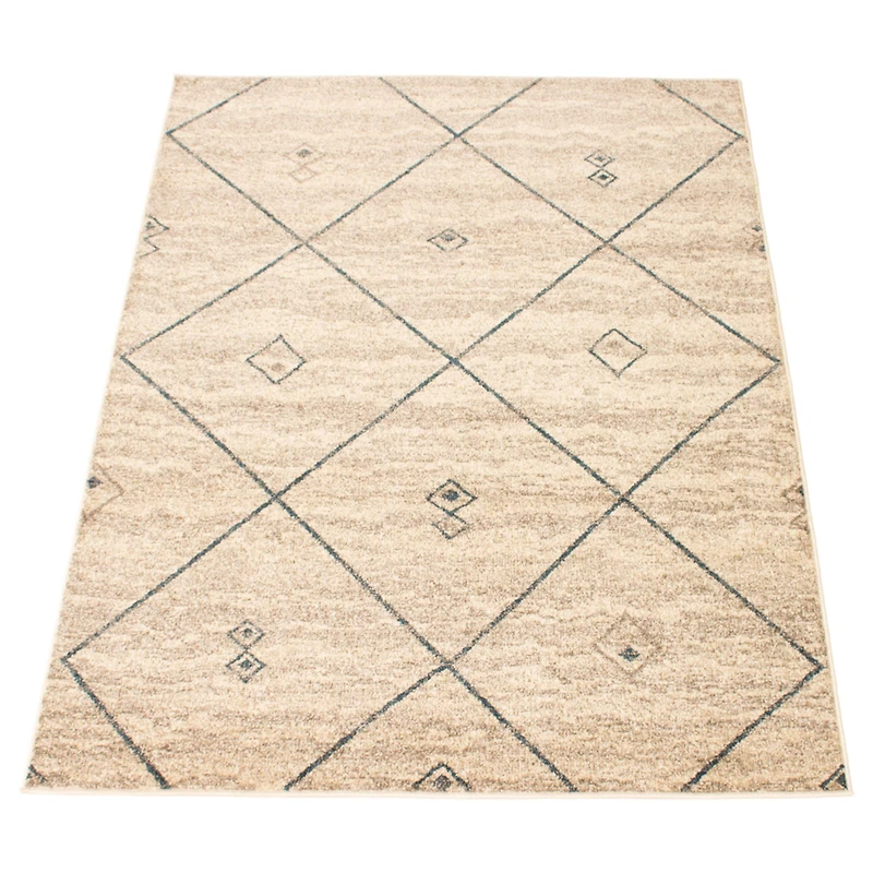 Caby Ivory/Blue Rug
