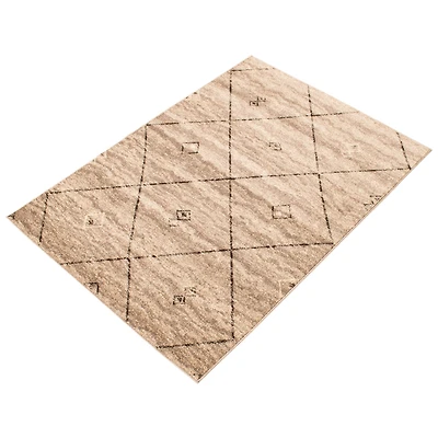 Tapis Caby gris/Brun