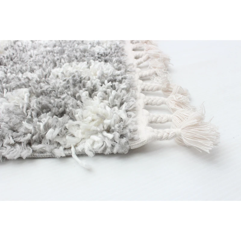 Selene Urban Cream, Dark Grey Shag