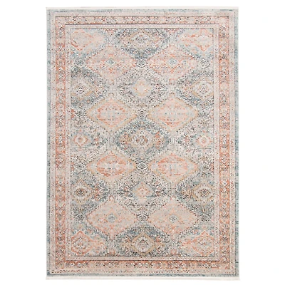 Tapis Cynthia bleu, Cuivre