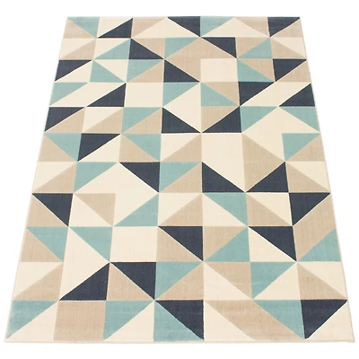 Tapis Geod bleu