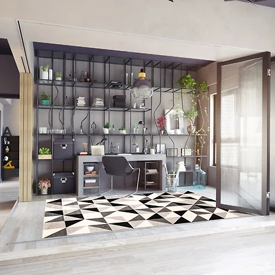 Geod Black Rug