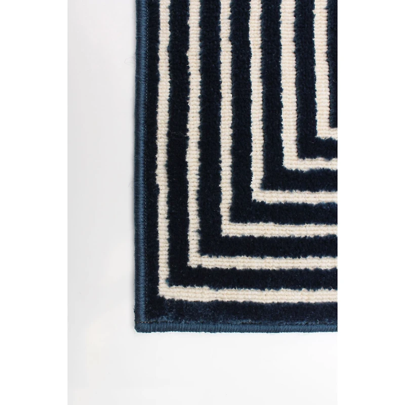 Tapis Myles bleu