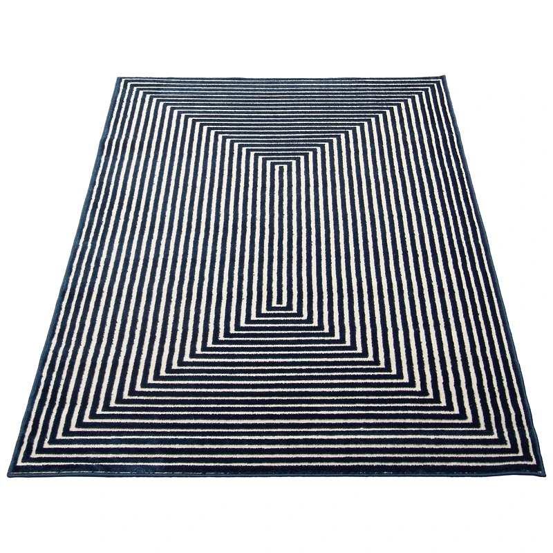 Tapis Myles bleu