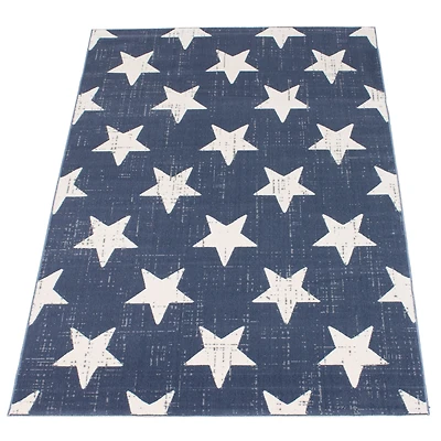 Stars Navy Rug