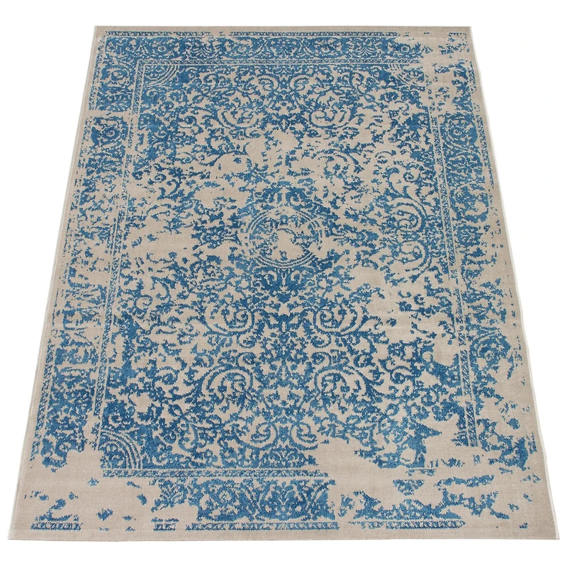 Tapis Linus bleu
