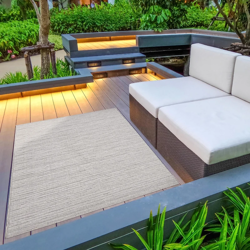 Antiparos Indoor/Outdoor Grey Rug