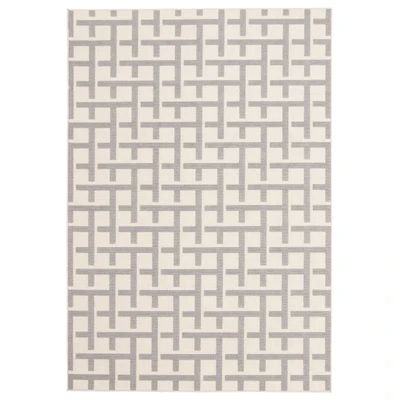Tapis Intérieur/Extérieur Crete gris clair