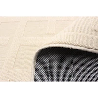 Tapis Intérieur/Extérieur Crete ivoire