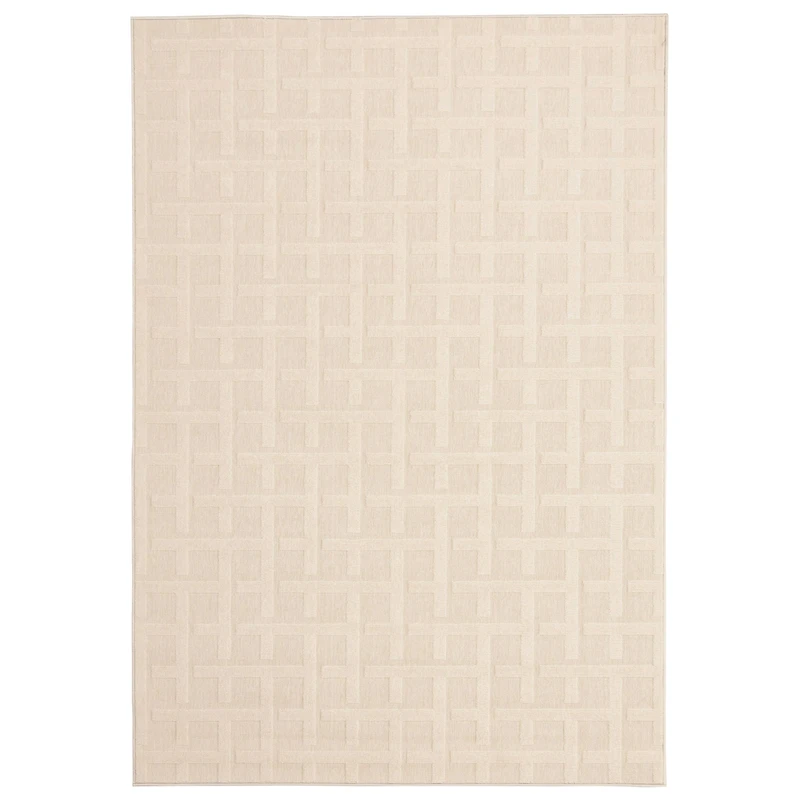 Tapis Intérieur/Extérieur Crete ivoire