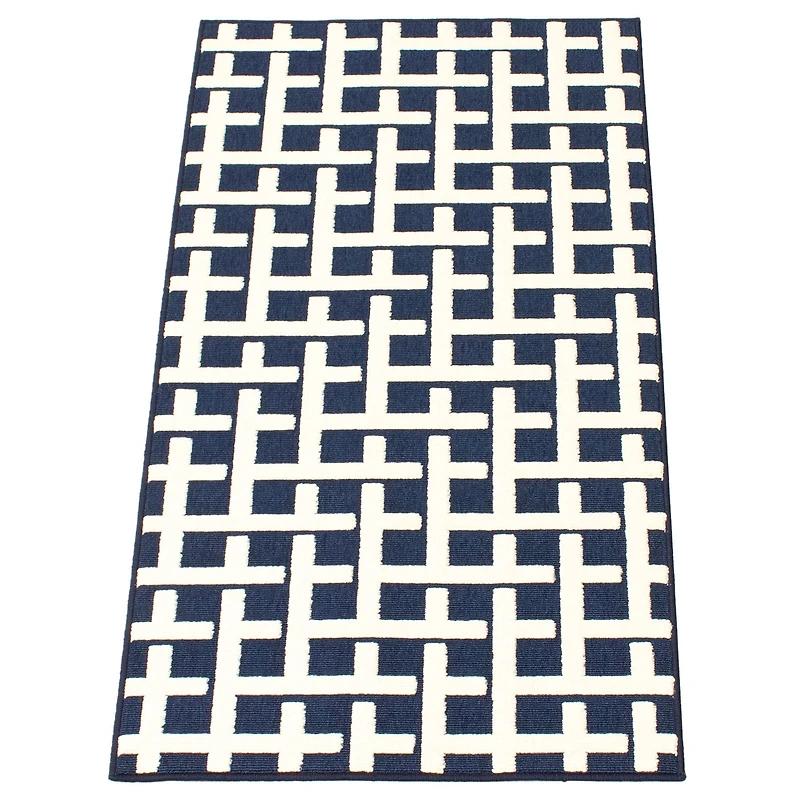Crete Indoor/Outdoor Blue Rug