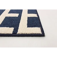 Tapis Intérieur/Extérieur Crete bleu
