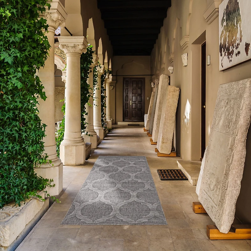Corfu Indoor/Outdoor Grey Rug