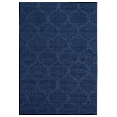 Tapis Intérieur/Extérieur Corfu bleu
