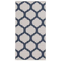 Corfu Indoor/Outdoor Grey, Navy Rug