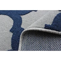 Corfu Indoor/Outdoor Grey, Navy Rug