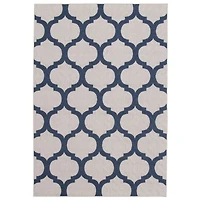 Corfu Indoor/Outdoor Grey, Navy Rug