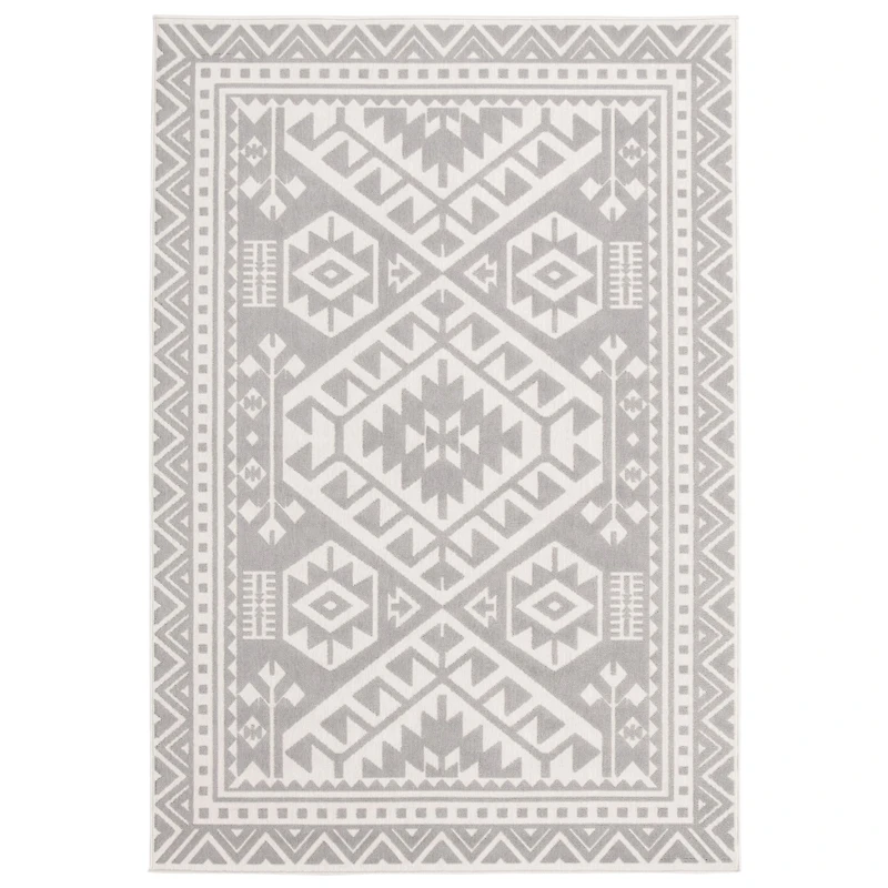 Mykonos Indoor/Outdoor Light Grey Rug