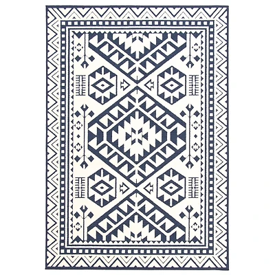 Tapis Intérieur/Extérieur Mykonos bleu