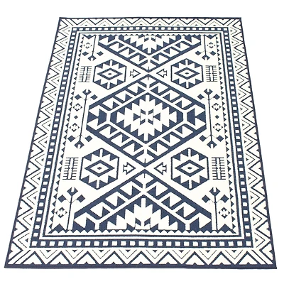Tapis Intérieur/Extérieur Mykonos bleu