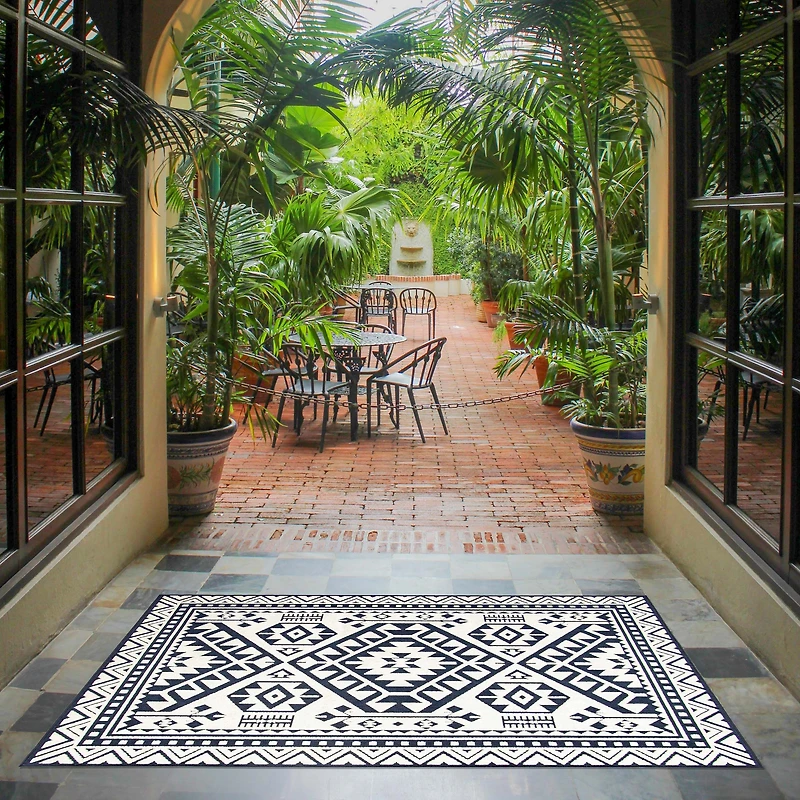 Mykonos Indoor/Outdoor Blue Rug