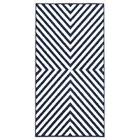 Santorini Indoor/Outdoor Blue, Ivory Rug