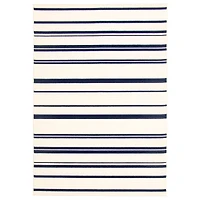 Paros Indoor/Outdoor Blue, Ivory Rug