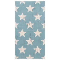 Stars Aqua Rug