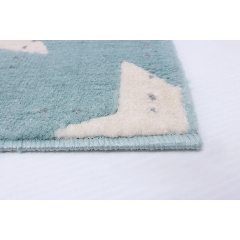 Stars Aqua Rug