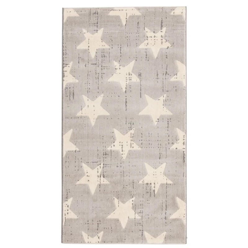 Stars Light Grey Rug