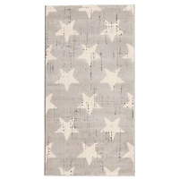 Stars Light Grey Rug