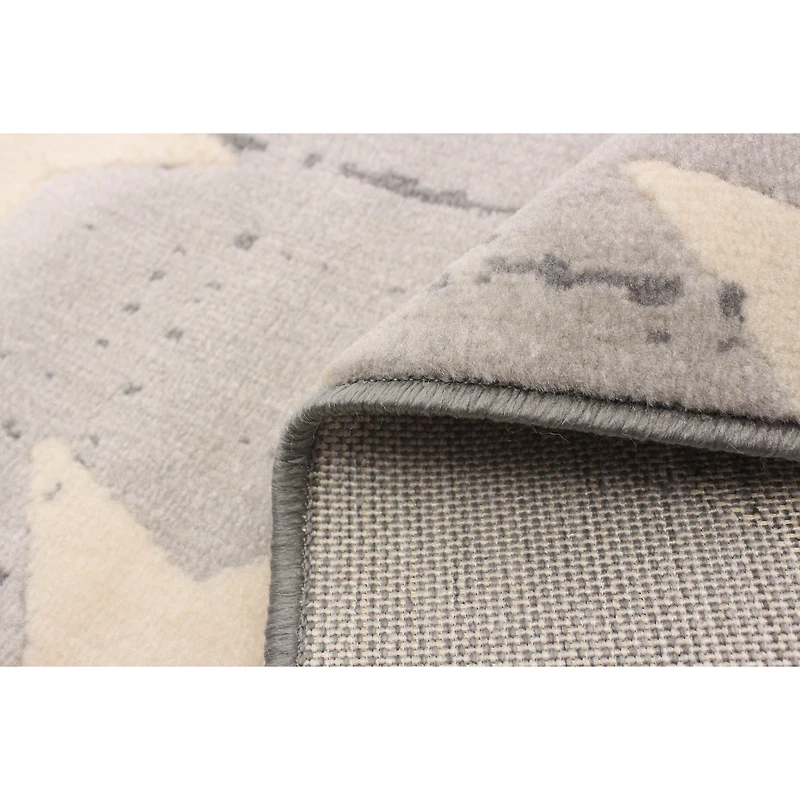 Stars Light Grey Rug