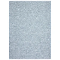 Gardenia Diamond Indoor/ Outdoor Blue Rug 6'7" x 9'6