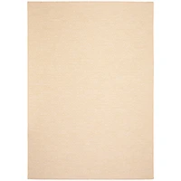 Gardenia Diamond Indoor/ Outdoor Gold Rug 6'7" x 9'6"