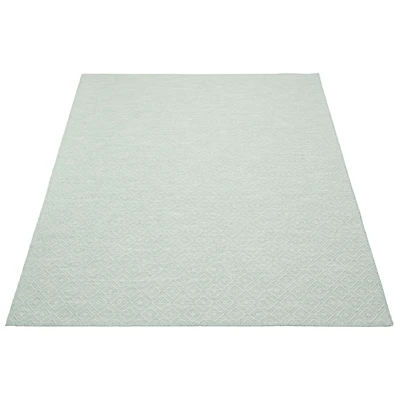 Gardenia Diamond Indoor/ Outdoor Mint Rug