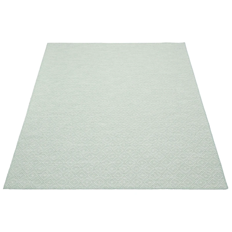 Gardenia Diamond Indoor/ Outdoor Mint Rug